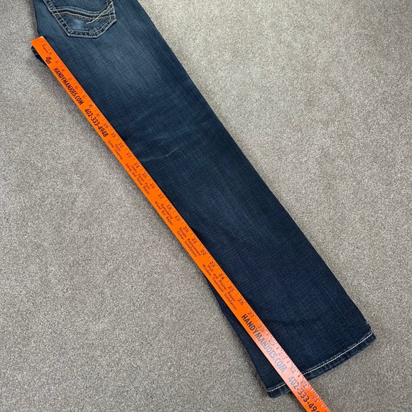 BKE Tyler Mens Straight Leg Jeans Blue Medium Wash Contrast Stitch 27x32 - Picture 7 of 10
